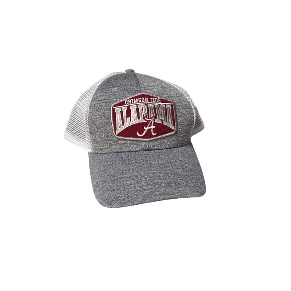 Alabama Crimson Tide Fan Favorite Snapback Hat Gray/White Mesh Adjustable - Picture 1 of 5